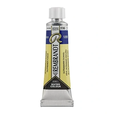 Image of Rembrandt Watercolour Tube 10 ml Ultramarine Deep 506