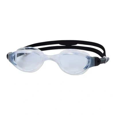 Image of Zoggs Phantom 2.0 Unisex Adult Swim Goggles, UV Protection, Wide Vision, Curved Lens, Quick Fit, No Leak, 461031, Clear/Grey, Clear Lens