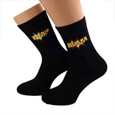 Image of GTR Blam Pow Socks Adult size UK 6 12 Euro 39 46 (X6S158)
