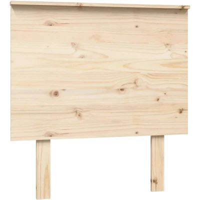Image of vidaXL Bed Headboard 79x6x82.5 cm Solid Wood Pine