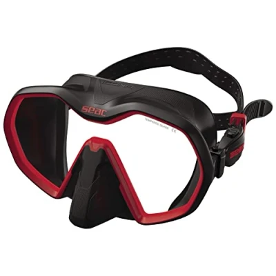 Image of SEAC Icona, frameless single lens mask for scuba diving 100% Made in Italy