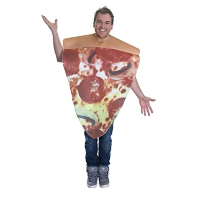 Image of Bristol Novelty AC776 Pizza Costume Multicolor, unisex adult, One Size