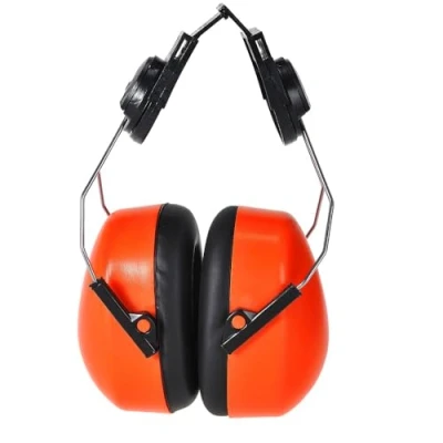 Image of Portwest Endurance HV Clip On Ear Protector, Size: One Size, Colour: Orange, PS47ORR
