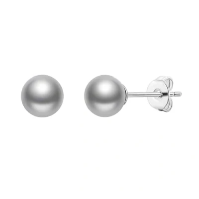 Image of Philip Jones Grey Shell Pearl Earrings