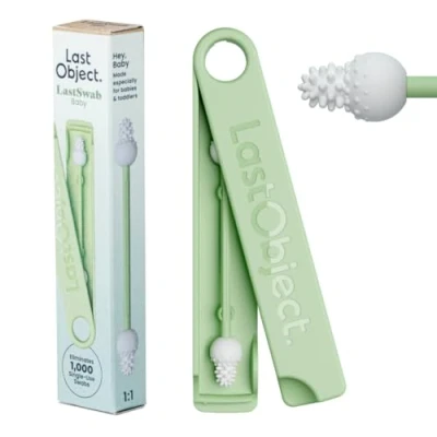 Image of LastSwab® Reusable Cotton Safety Swabs for Baby Ear Cleaning The Sustainable and Sanitary Alternative to Single Use Q Tips Easy Clean Zero Waste Convenient Travel Case Holder