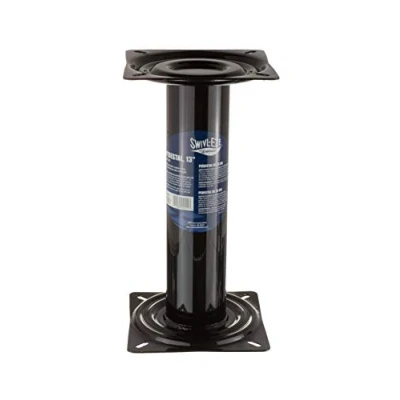 Image of Swivl Eze 91320 Boat Seat Pedestal with Black Powder Coated Finish, 13 Inch