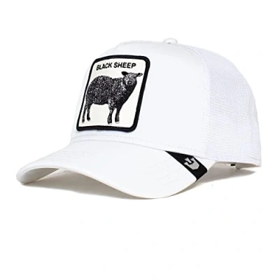 Image of Goorin Bros. Black Sheep Core White Adjustable Trucker Cap