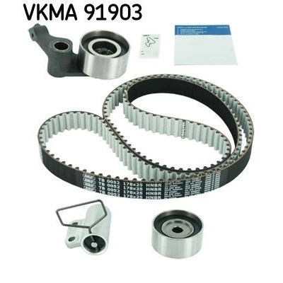 Image of VKM71303, VKM71812, VKM81204, VKMT91303 Timing belt kit SKF VKMA 91903 178 with rounded tooth profile TOYOTA: Avensis II Hatchback