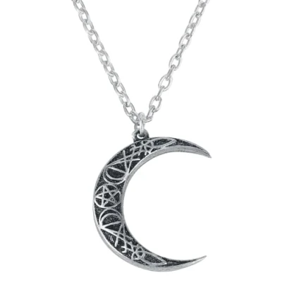 Image of Alchemy Gothic A Pact with the Prince Necklace black silver Gothic, tin alloy