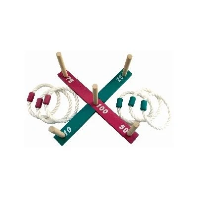 Image of 6pc Multi Wooden Quoits Set By Redwood