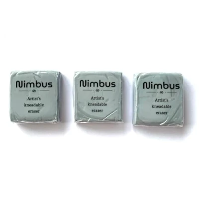Image of 3 x kneadable erasers (Putty Rubbers) by Nimbus