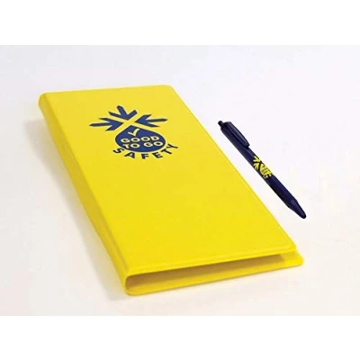 Image of Good to go safety check book wallet &amp; pen PVC Coated