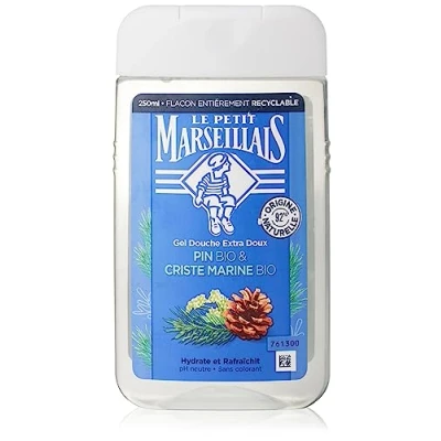 Image of Le Petit Marseillais Extra Mild Shower Gel Pine and Sea Fennel 3x 250ml