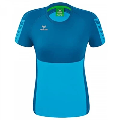 Image of Erima Women&#039;s Six Wings Functional T Shirt, Curaçao, 34
