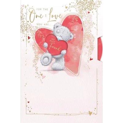 Image of Me To You Bear One I Love Spinning Wheel Valentine&#039;s Day Card