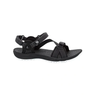 Image of Jack Wolfskin Lakewood RIDE Walking sandals, Women&#039;s, Size: 6, Black Textile