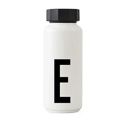 Image of Design Letters Personal Thermo/Insulated Bottle (White) E BPA Free Double Walled Vacuum, Stainless Steel, Nordic Design, Keeps Cold for up to 24 Hrs/Hot 12 Hrs, 500 ml, Leak Proof, 280 g.