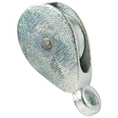 Image of Merriway BH02283 Single Pulley 32 mm, Galvanized, Grey