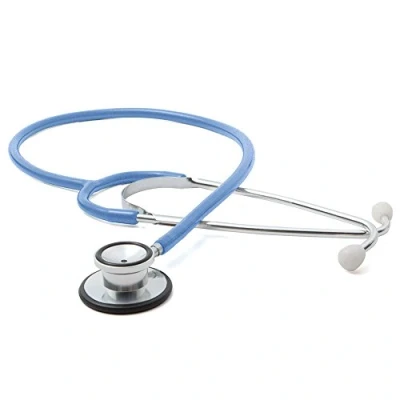 Image of American Diagnostic 670LB Proscope 670 Dual Head Adult General Exam Stethoscope, 32&quot; Length, Light Blue
