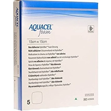 Image of AQUACEL Foam Non Adhesive Dressings 15cm x (x5)