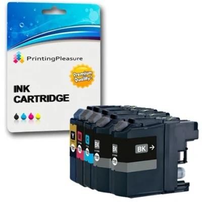 Image of 5 (1 SET + 1 BLACK) Printer Ink Cartridges compatible with MFC J890DW, J895DW, DCP J772DW, J774DW LC 3211 LC3211BK LC3211C LC3211M LC3211Y