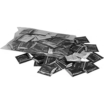 Image of VITALIS 100 Chocolate Flavoured Condoms Pack I Nominal Width 53 mm Real Feeling Coloured Premium Ultra Soft for Men