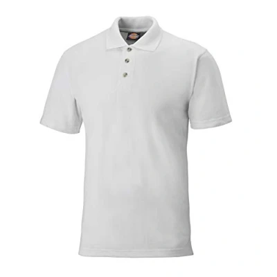 Image of Dickies Men&#039;s SH21220 Polo Shirt, White, M