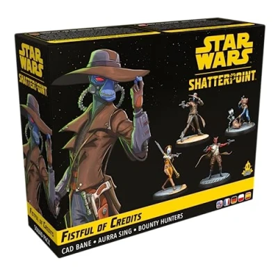 Image of Atomic Mass Games Star Wars Shatterpoint: Fistful of Credits Cad Bane Squad Pack Miniatures Game Ages 14+ 2+ Players 90 Minutes Playing Time