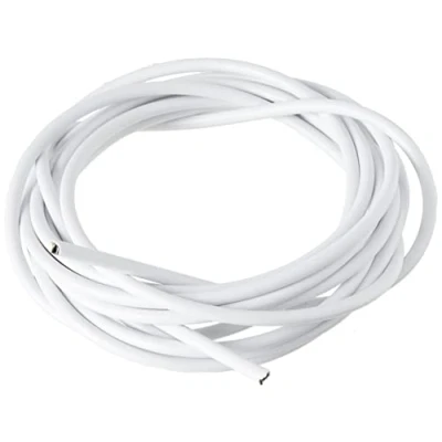 Image of Merriway BH03876 Plastic Coated Curtain Wire with 2 Each Hooks and Eyes, 300 cm (120 inch)