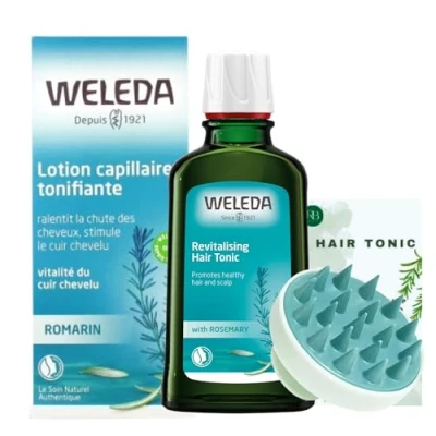 Image of Revitalising Hair Care Bundle With Weleda Tonic 100ml &amp; RAB Gifts Scalp Massager and Guide