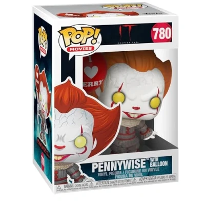 Image of Funko Pop! Movies: IT: Chapter 2 Pennywise With Balloon It Collectable Vinyl Figure Gift Idea Official Merchandise Toys for Kids &amp; Adults Movies Fans Model Collectors