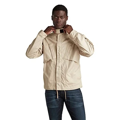Image of G STAR RAW Men&#039;s Sporty Slanted Pocket Indoor Jacket, Beige (westpoint khaki D19650 9706 C531), L