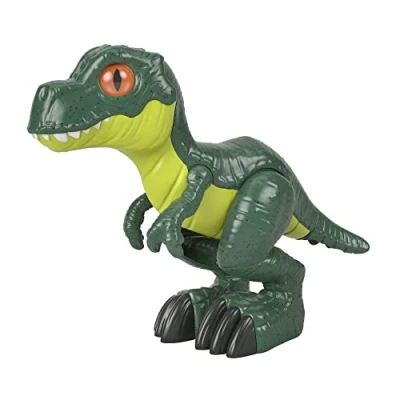 Image of Imaginext Jurassic World Dinosaur Toy T. rex XL Poseable Figure for Preschool Pretend Play Ages 3+ Years, GWP06