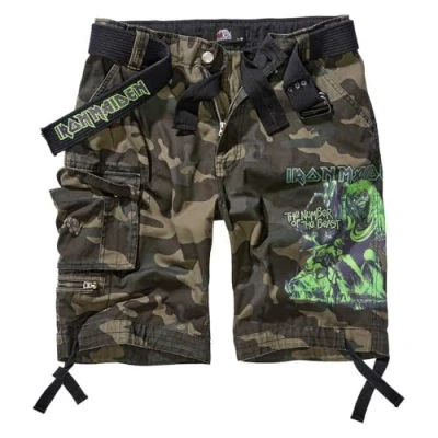 Image of Brandit Men Maiden Savage Shorts Notb 1 Cargo, Black, S