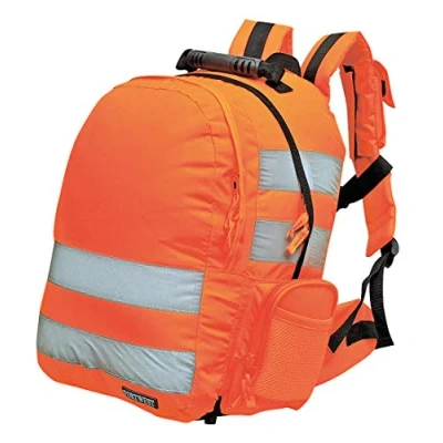 Image of Portwest Quick Release Hi Vis Rucksack, Size: One Size, Colour: Orange, B904ORR