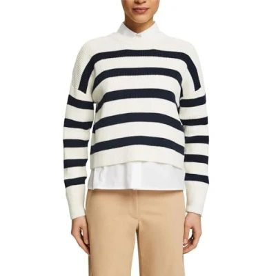 Image of ESPRIT Women&#039;s 024ee1i314 Sweater, 057/Ice 3, M