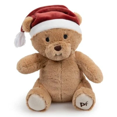 Image of Petface Christmas Teddy Dog Toy Stuffed Festive Plush Soft