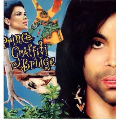 Image of Prince Graffiti Bridge 1990 UK 2 LP vinyl set WX361