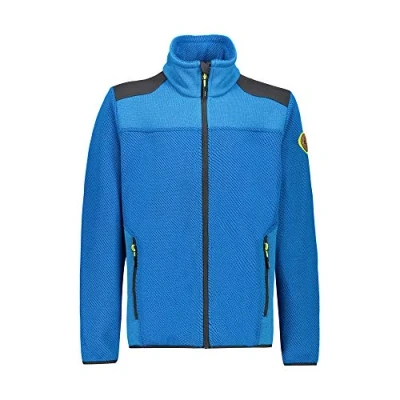 Image of CMP Jacquard Knitted Fleece Jacket with Patch Child, boys, 30H2184, River, 98