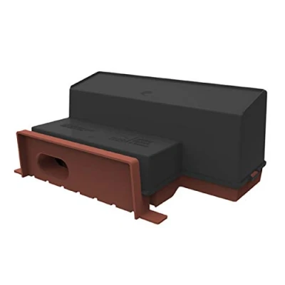 Image of Quick Brick Nesting Box, Red Breeding Bird House for or Rendered Walls