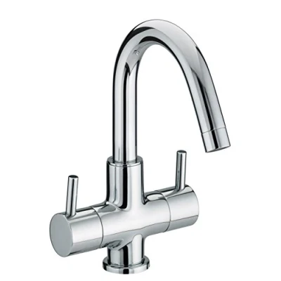 Image of Bristan PM BAS2 C Prism 2 Handle Basin Mixer, Silver