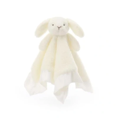 Image of Apricot Lamb Stuffed Animals Soft Security Blanket White Bunny Infant Nursery Character Luxury Snuggler Plush(White Bunny, 14 Inches)