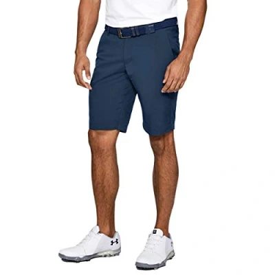 Image of Under Armour Mens EU Performance Taper Shorts Academy 34&quot; Waist