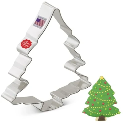 Image of Christmas Tree Premium Cookie Cutter 12.7 cm, Made in USA by Ann Clark