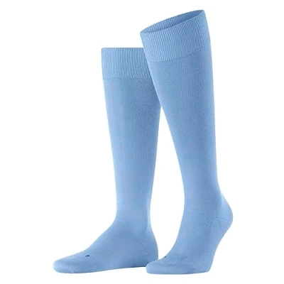 Image of FALKE Lufthansa Travel &amp; Comfort Men&#039;s Energizing Cotton Knee High Socks Strong Compression Improved Blood Circulation Ideal For Travelling And Long Periods Sitting Breathable Soft On Skin 1 Pair