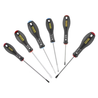 Image of STANLEY FATMAX 6 Piece Screwdriver Set, Parallel/Flared/Pozi