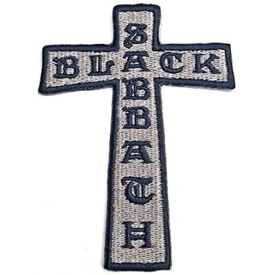 Image of Black Sabbath Patch Cross Band Logo Official One Size