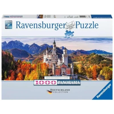 Image of Ravensburger Adult Puzzle 15161 Neuschwanstein Castle in Bavaria, size: approx. 98 cm x 37.5