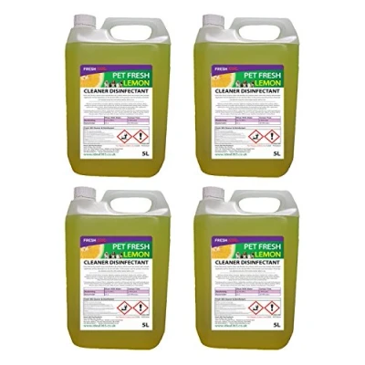 Image of IDEAL 365 4 x 5 LITRES PET/KENNEL DISINFECTANT LEMON FRAGRANCE