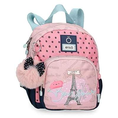 Image of Enso Bonjour Small backpack Pink 19x23x8 cm Polyester 3,5L